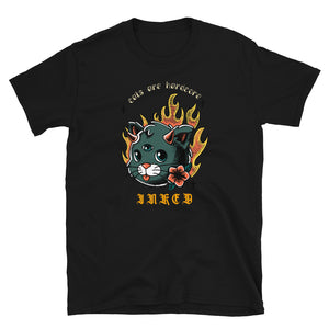 Cats Are Hardcore! Short-Sleeve Unisex T-Shirt